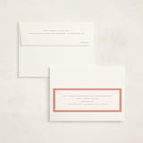 "Marfa" - Sweet Sixteen Party Thank You Cards in Coral by Blustery August - FREE Recipient Addressing