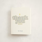 "Retro Sixteen Candles" - Sweet Sixteen Party Thank You Cards in Azure by Baumbirdy - Front