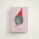 "birthday hat" - Sweet Sixteen Party Thank You Cards in Ruby by Jennifer Lew - Front