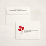 "birthday hat" - Sweet Sixteen Party Thank You Cards in Ruby by Jennifer Lew - FREE Recipient Addressing