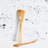 "Olive Wood Large Spatula" - Serving Utensils in natural by Powered By People
