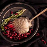 "Shell Serving Spoon" - Serving Utensils in silver by Shelton Metal