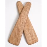 "Rosa Morada Wooden Salad Servers" - Serving Utensils in natural by Powered By People