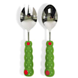 "Olive Serving Set" - Serving Utensils in green by Inner Child