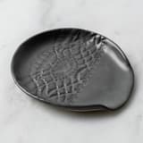 "Lace Spoon Rest - Gunmetal" - Serving Utensils in gray by Handmade Studio TN