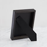 "Black 5x7 Frame" - Standing Frame in black by Minted - Back