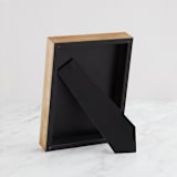 "Gold 5x7" - Standing Frame in brass gold by Minted - Back
