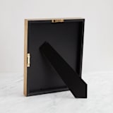 "Gold 8x10" - Standing Frame in brass gold by Minted - Back