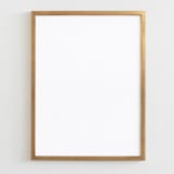 "Gold 18x24" - Standing Frame in brass gold by Minted - Front