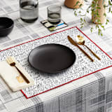 "Paper Tapestry" - Tablecloth in Day by Sumak Studio - Table Inspiration