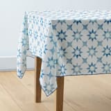 "Farmhouse" - Tablecloth in Classic by Julie Hebert - Tablecloth