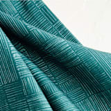 "Stick Stacked" - Tablecloth in Pine by Kelly Williams - Detail