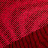 "Painted Ric Rac" - Tablecloth in Burgundy by Rochelle Renee - Detail