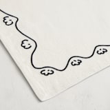 "All grown up" - Tablecloth in Cream by Inkblot Design - Detail