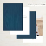 "Strands Of Lights" - Table Numbers in Navy by Hooray Creative - Back of Card Options