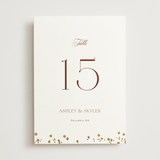 "Brooklyn Bridge" - Table Numbers in Chiffon by Cass Loh - Front