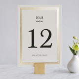 "Gilded Frame" - Table Numbers in Corn by Stacey Meacham - Front