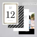 "Gilded Frame" - Table Numbers in Corn by Stacey Meacham - Back of Card Options