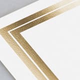 "Gilded Frame" - Table Numbers in Corn by Stacey Meacham - Detail