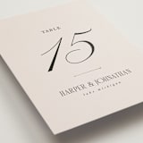 "Mirin" - Table Numbers in Linen by Kate Ahn - Detail