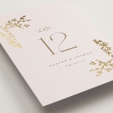 "Classique" - Table Numbers in Spun Sugar by Jessica Williams - Detail