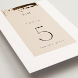 "Modern Serene" - Table Numbers in Blush by Hannah Williams - Detail