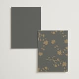 "raffiné" - Table Numbers in Obsidian by Benita Crandall - Back of Card Options