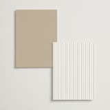 "London" - Table Numbers in Brass by Kelly Schmidt - Back of Card Options