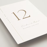 "London" - Table Numbers in Brass by Kelly Schmidt - Detail