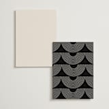 "Modernist Monogram" - Table Numbers in Latte by Christie Garcia - Back of Card Options