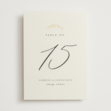 "To Hold" - Table Numbers in Ivory by Carolyn Nicks - Front