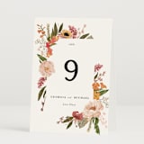 "Harmony" - Table Numbers in Summer by Susan Moyal - Folded