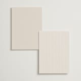 "Bliss" - Table Numbers in Champagne by Leah Bisch - Back of Card Options