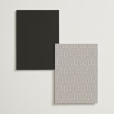 "The Arc" - Table Numbers in Truffle by Vera Lim - Back of Card Options