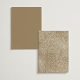 "Flicker" - Table Numbers in Sparkle by Pixel and Hank - Back of Card Options
