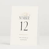 "Unite" - Table Numbers in Opal by Leah Bisch - Folded