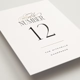 "Unite" - Table Numbers in Opal by Leah Bisch - Detail