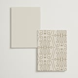 "Ornate Elegance" - Table Numbers in Ivory by Maria Hilas-Louie - Back of Card Options
