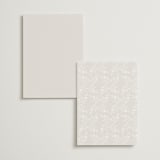 "Wildflower" - Table Numbers in Cotton by Jennifer Postorino - Back of Card Options