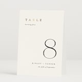 "Wildflower" - Table Numbers in Cotton by Jennifer Postorino - Folded