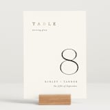 "Wildflower" - Table Numbers in Cotton by Jennifer Postorino - Displayed (stand not included)