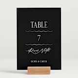 "Inventive" - Table Numbers in Pepper by Olivia Raufman - Displayed (stand not included)
