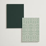 "Frame" - Table Numbers in Emerald by Jen Owens - Back of Card Options