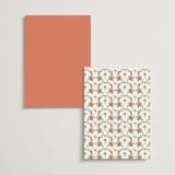 "Tropica" - Table Numbers in Papaya by Susan Moyal - Back of Card Options