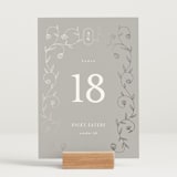 "cantuccini" - Table Numbers in Moon by chocomocacino - Displayed (stand not included)