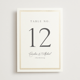"Lustre" - Table Numbers in Cloud by Nicole Walsh - Front