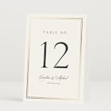 "Lustre" - Table Numbers in Cloud by Nicole Walsh - Folded