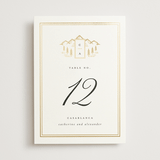 "Summit Serenity" - Table Numbers in Quartz by Ana de Sousa - Front