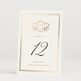 "Summit Serenity" - Table Numbers in Quartz by Ana de Sousa - Folded