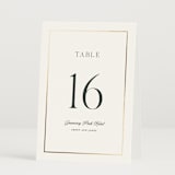 "Opulence" - Table Numbers in Pearl by Stacey Meacham - Folded